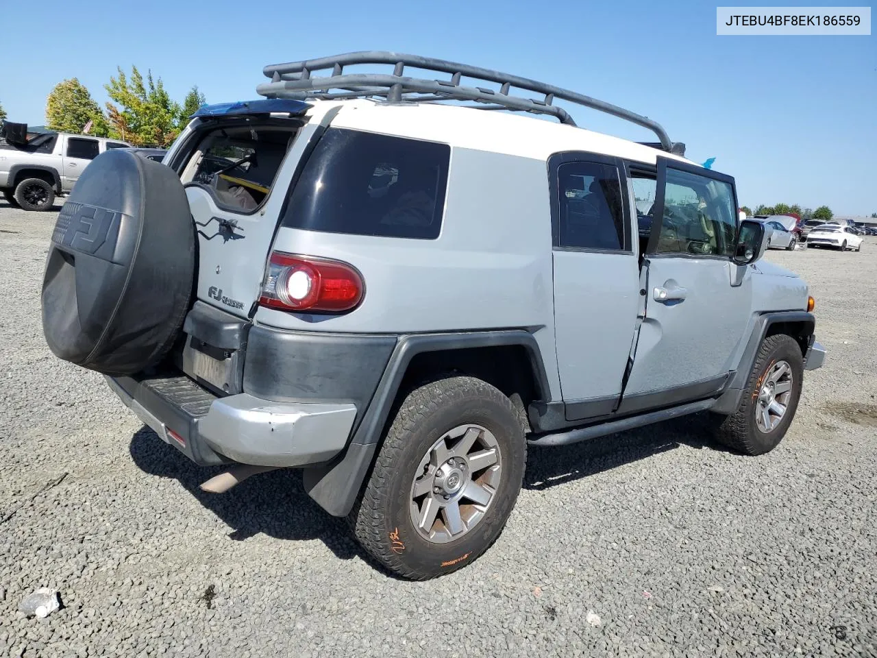 2014 Toyota Fj Cruiser VIN: JTEBU4BF8EK186559 Lot: 67732774