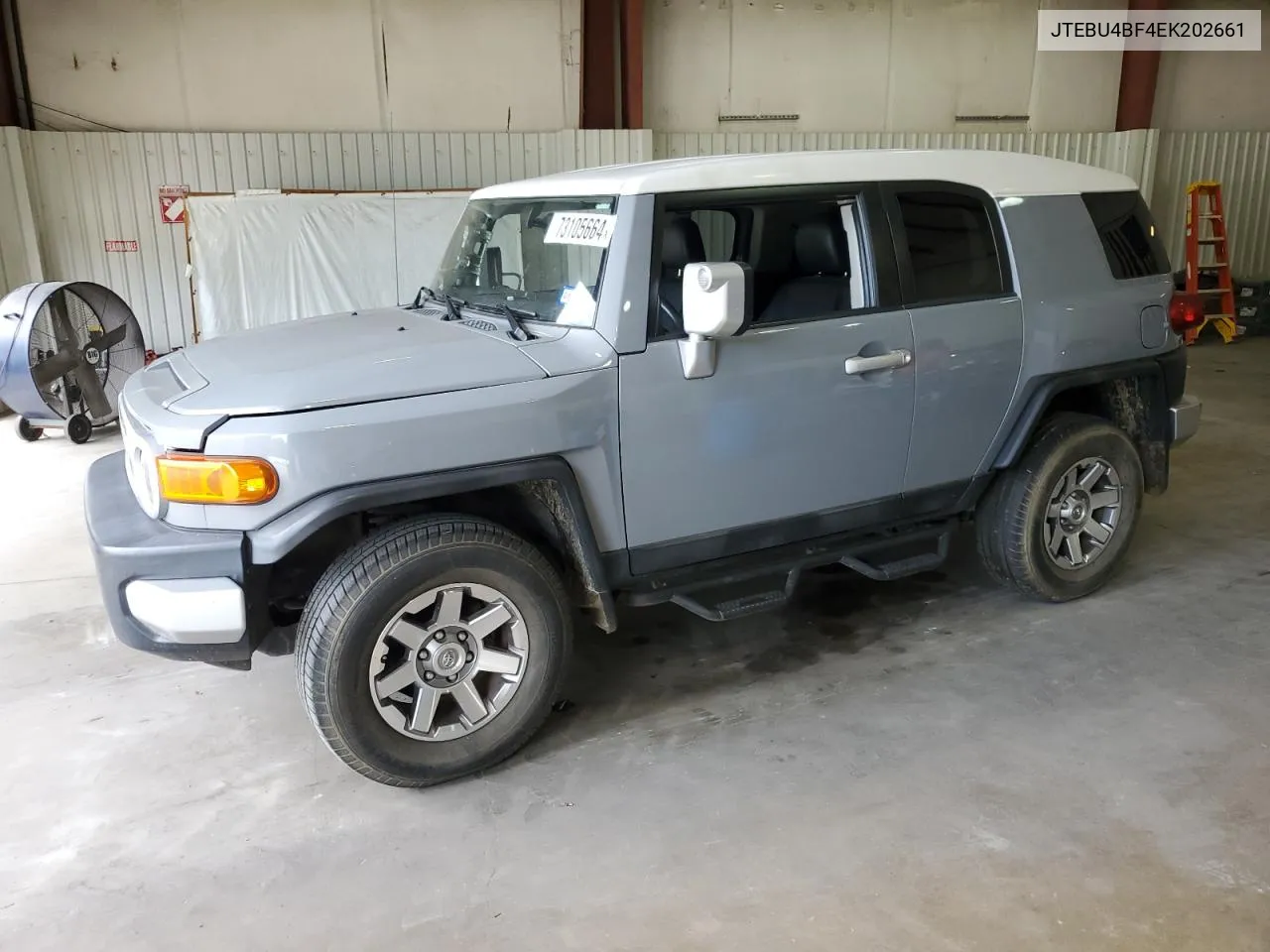 2014 Toyota Fj Cruiser VIN: JTEBU4BF4EK202661 Lot: 73105664