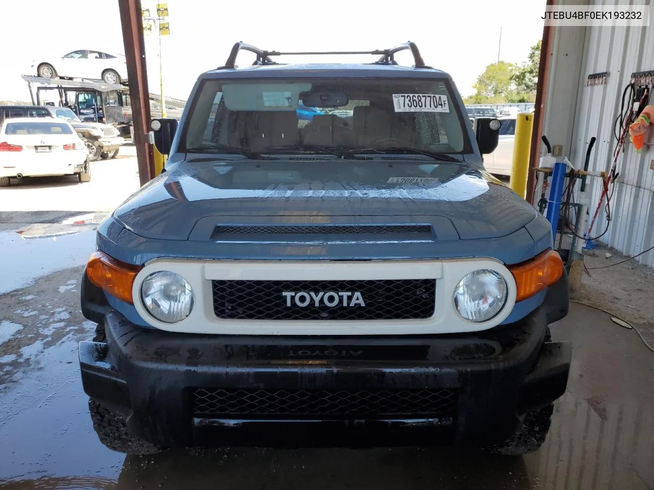 2014 Toyota Fj Cruiser VIN: JTEBU4BF0EK193232 Lot: 73687704