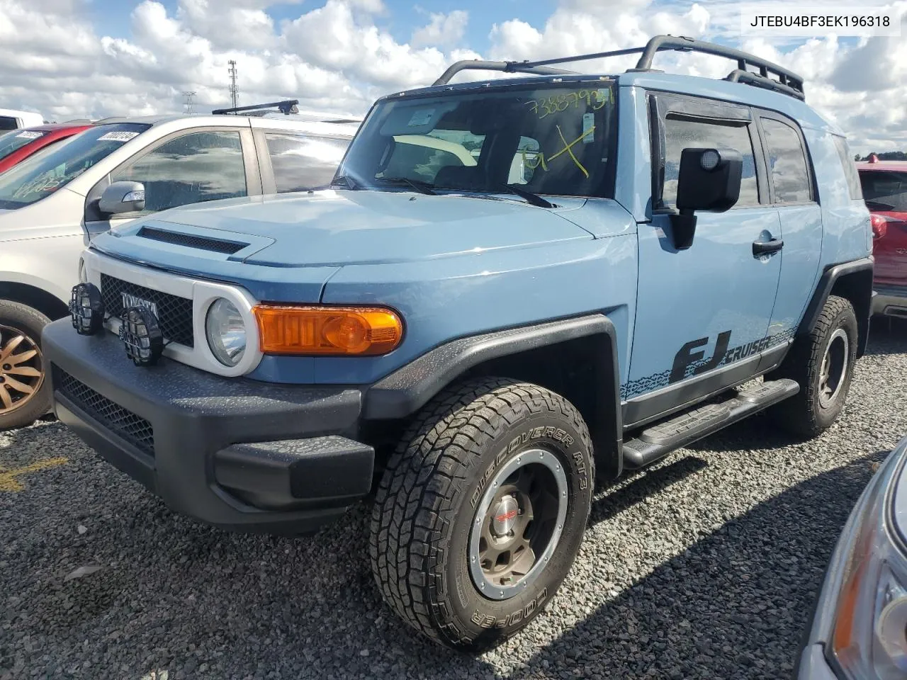 2014 Toyota Fj Cruiser VIN: JTEBU4BF3EK196318 Lot: 73887934