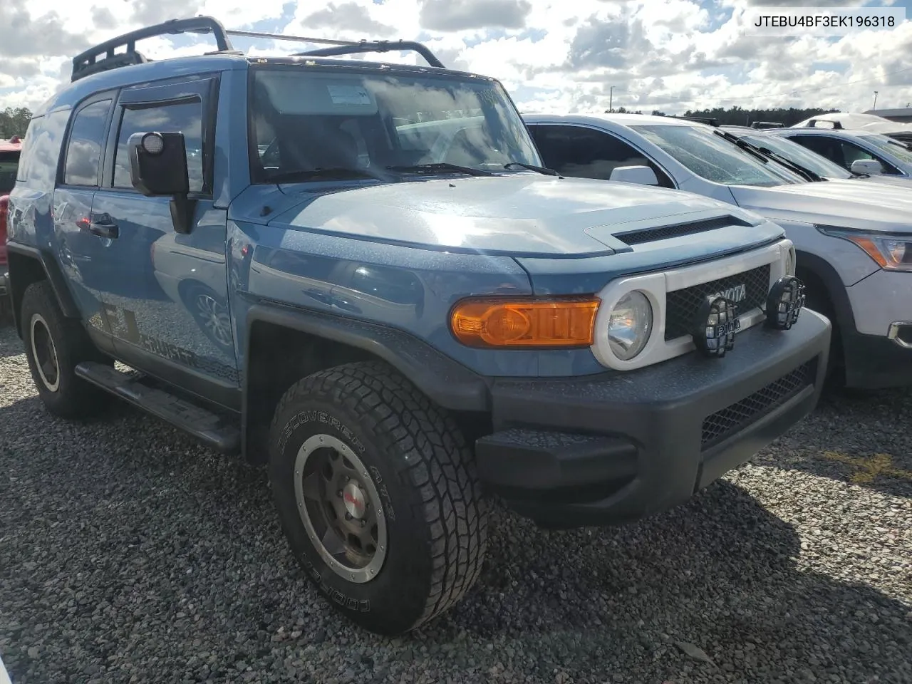 2014 Toyota Fj Cruiser VIN: JTEBU4BF3EK196318 Lot: 73887934