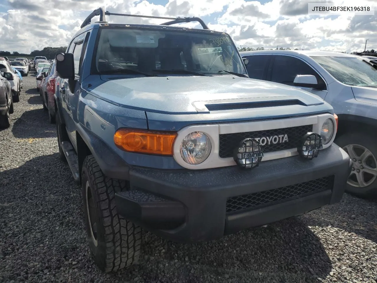 2014 Toyota Fj Cruiser VIN: JTEBU4BF3EK196318 Lot: 73887934