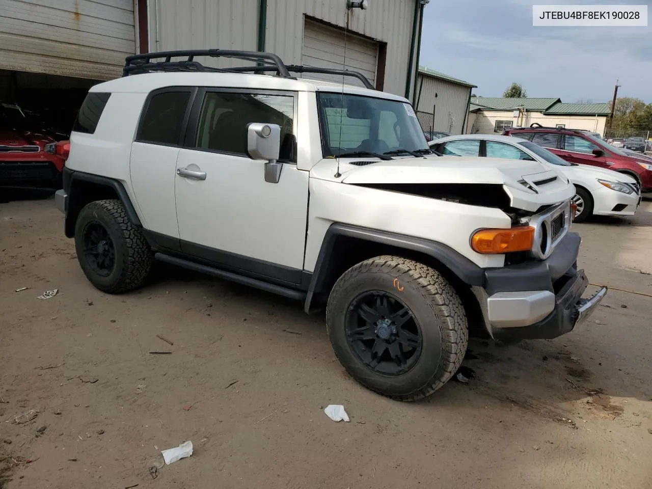 2014 Toyota Fj Cruiser VIN: JTEBU4BF8EK190028 Lot: 74085494