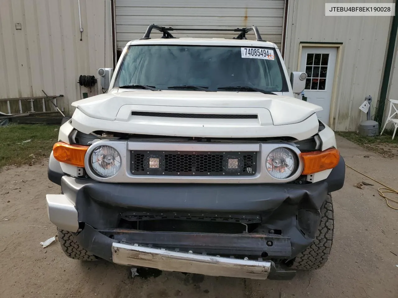 2014 Toyota Fj Cruiser VIN: JTEBU4BF8EK190028 Lot: 74085494