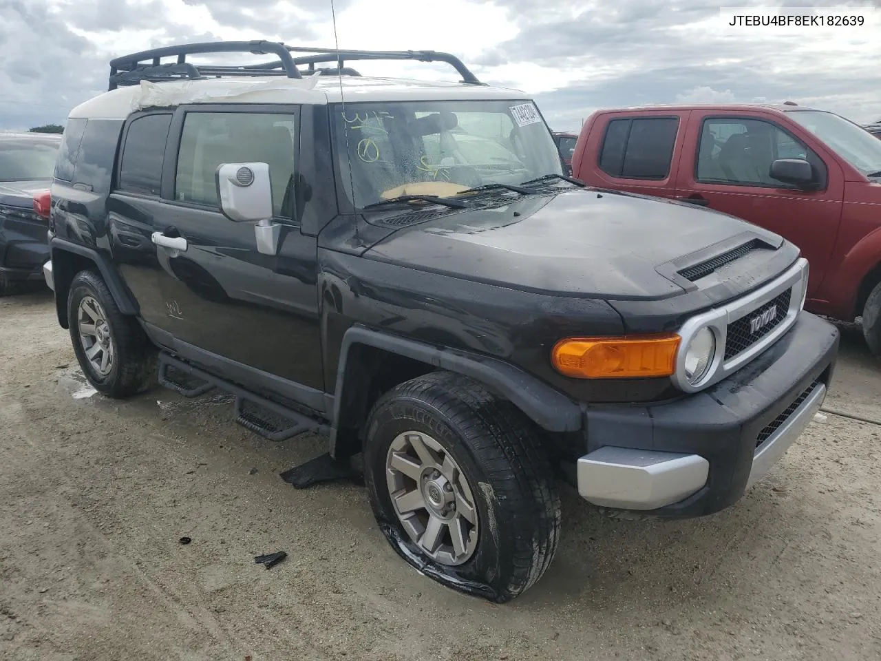 2014 Toyota Fj Cruiser VIN: JTEBU4BF8EK182639 Lot: 74421204