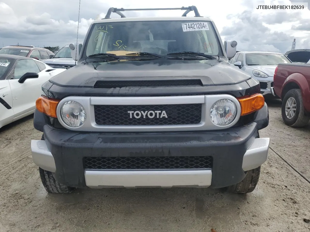 2014 Toyota Fj Cruiser VIN: JTEBU4BF8EK182639 Lot: 74421204