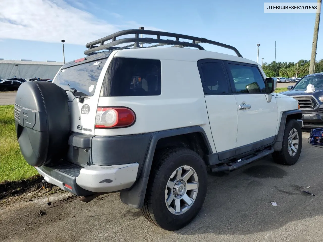 2014 Toyota Fj Cruiser VIN: JTEBU4BF3EK201663 Lot: 74877154