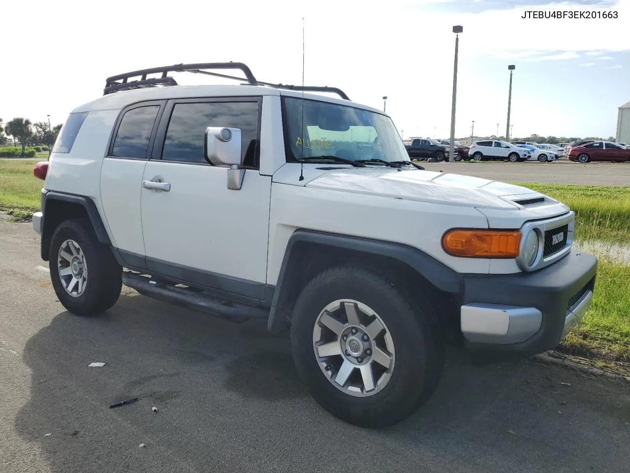 2014 Toyota Fj Cruiser VIN: JTEBU4BF3EK201663 Lot: 74877154