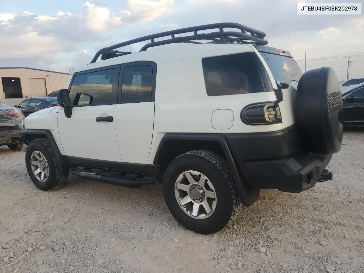 2014 Toyota Fj Cruiser VIN: JTEBU4BF0EK202978 Lot: 75507864