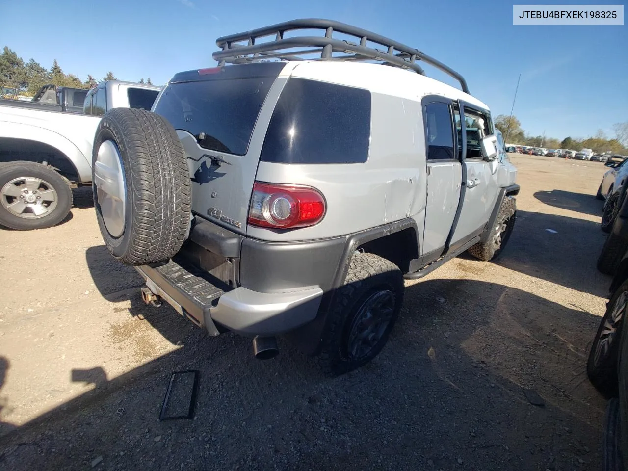 2014 Toyota Fj Cruiser VIN: JTEBU4BFXEK198325 Lot: 76397564