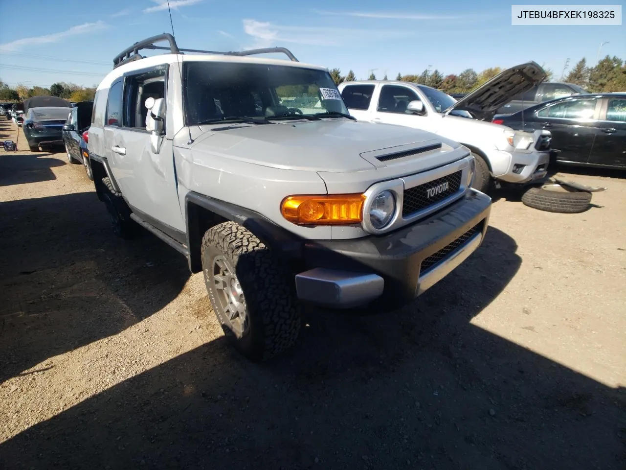 2014 Toyota Fj Cruiser VIN: JTEBU4BFXEK198325 Lot: 76397564