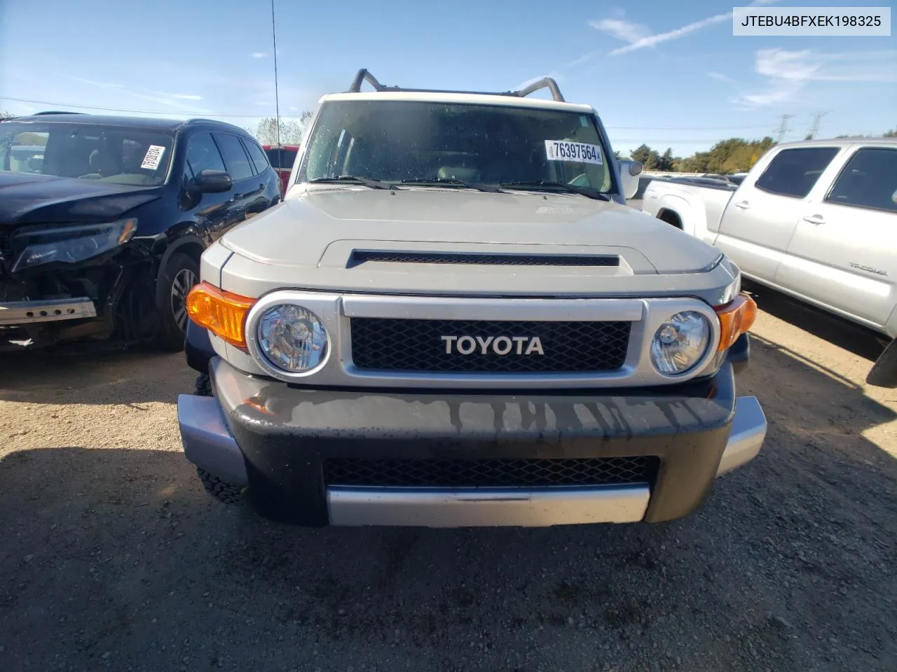 2014 Toyota Fj Cruiser VIN: JTEBU4BFXEK198325 Lot: 76397564