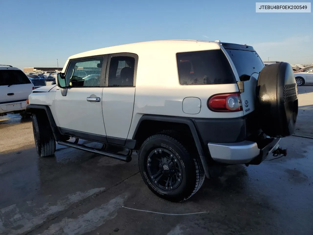 2014 Toyota Fj Cruiser VIN: JTEBU4BF0EK200549 Lot: 77348804