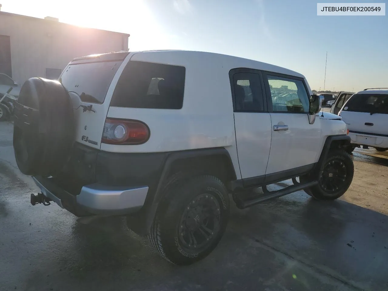 2014 Toyota Fj Cruiser VIN: JTEBU4BF0EK200549 Lot: 77348804