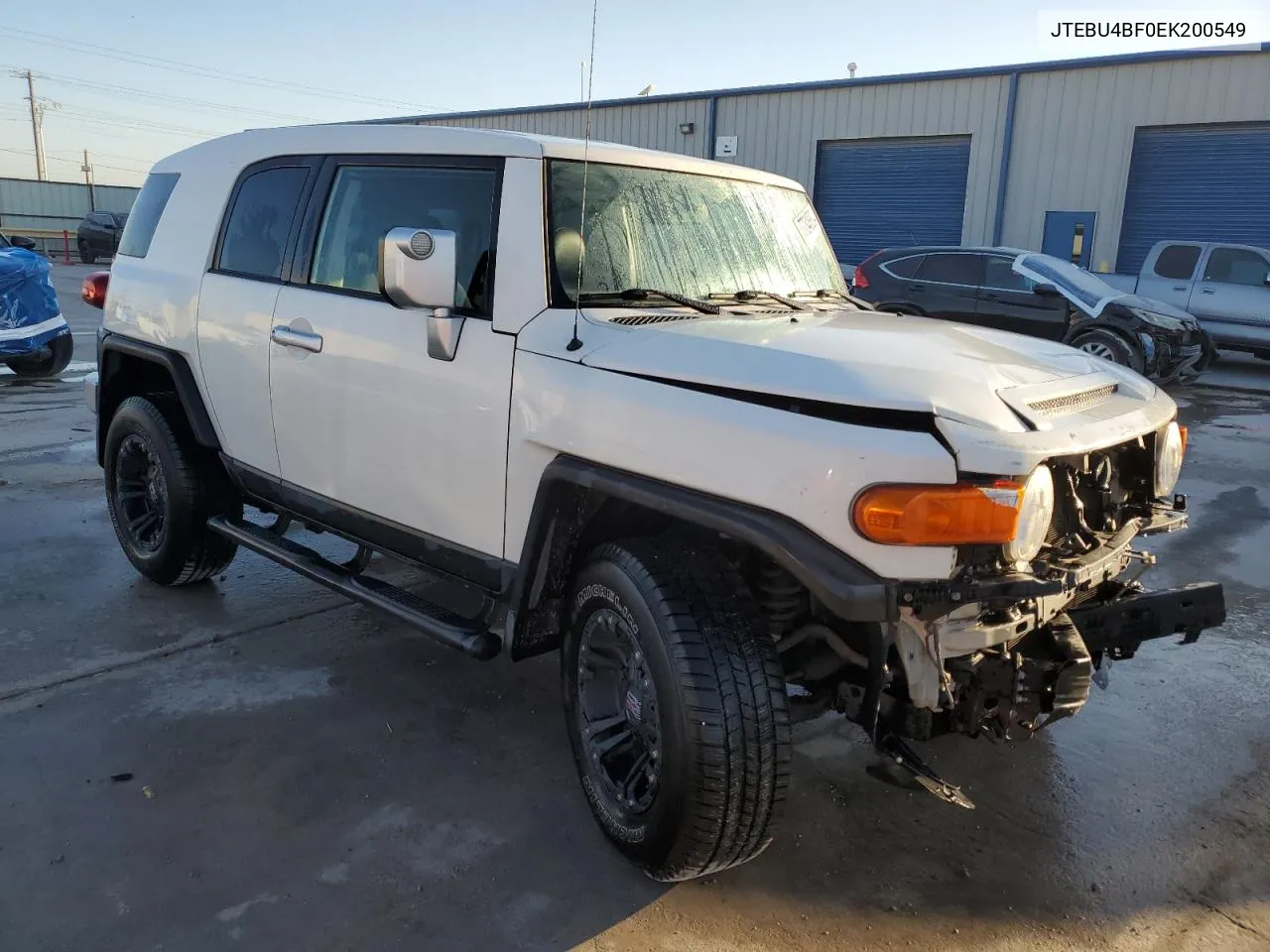 2014 Toyota Fj Cruiser VIN: JTEBU4BF0EK200549 Lot: 77348804