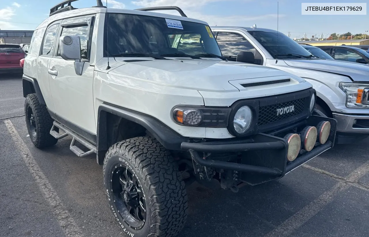 2014 Toyota Fj Cruiser VIN: JTEBU4BF1EK179629 Lot: 77794084