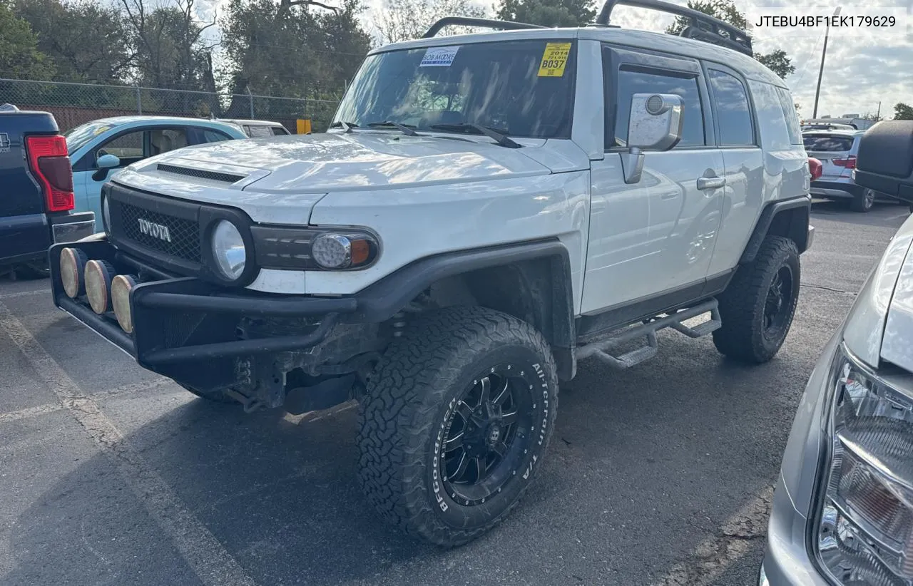 2014 Toyota Fj Cruiser VIN: JTEBU4BF1EK179629 Lot: 77794084