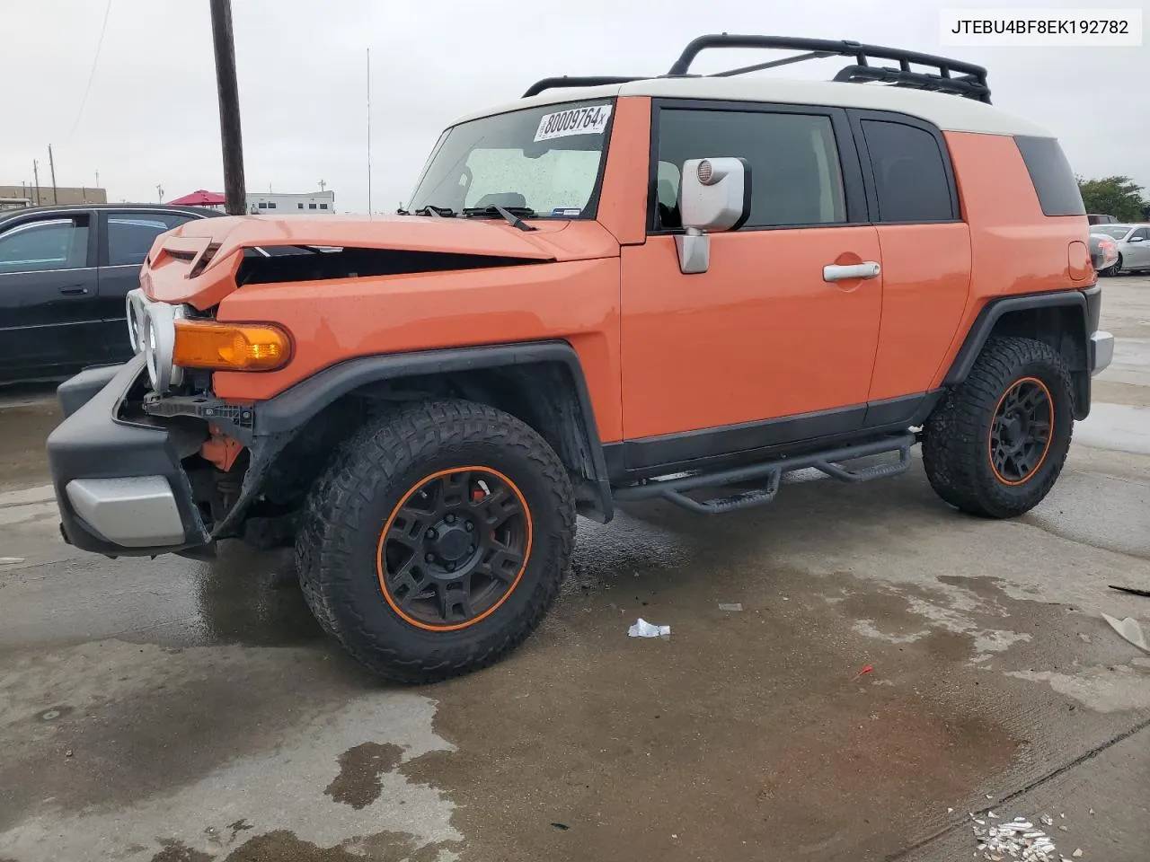 2014 Toyota Fj Cruiser VIN: JTEBU4BF8EK192782 Lot: 80009764