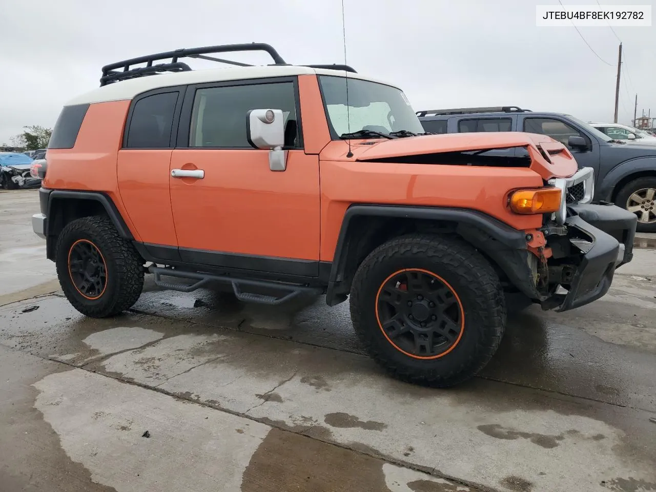 2014 Toyota Fj Cruiser VIN: JTEBU4BF8EK192782 Lot: 80009764