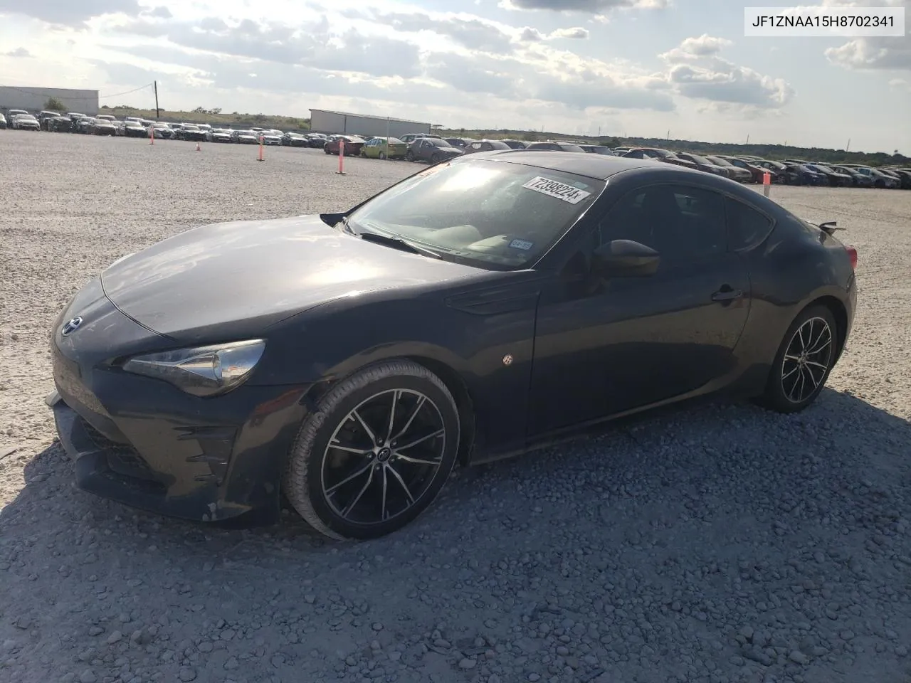 2017 Toyota 86 Base VIN: JF1ZNAA15H8702341 Lot: 72398224