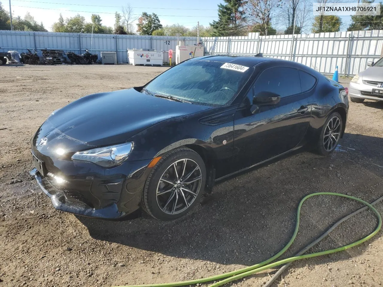 2017 Toyota 86 Base VIN: JF1ZNAA1XH8706921 Lot: 73641604