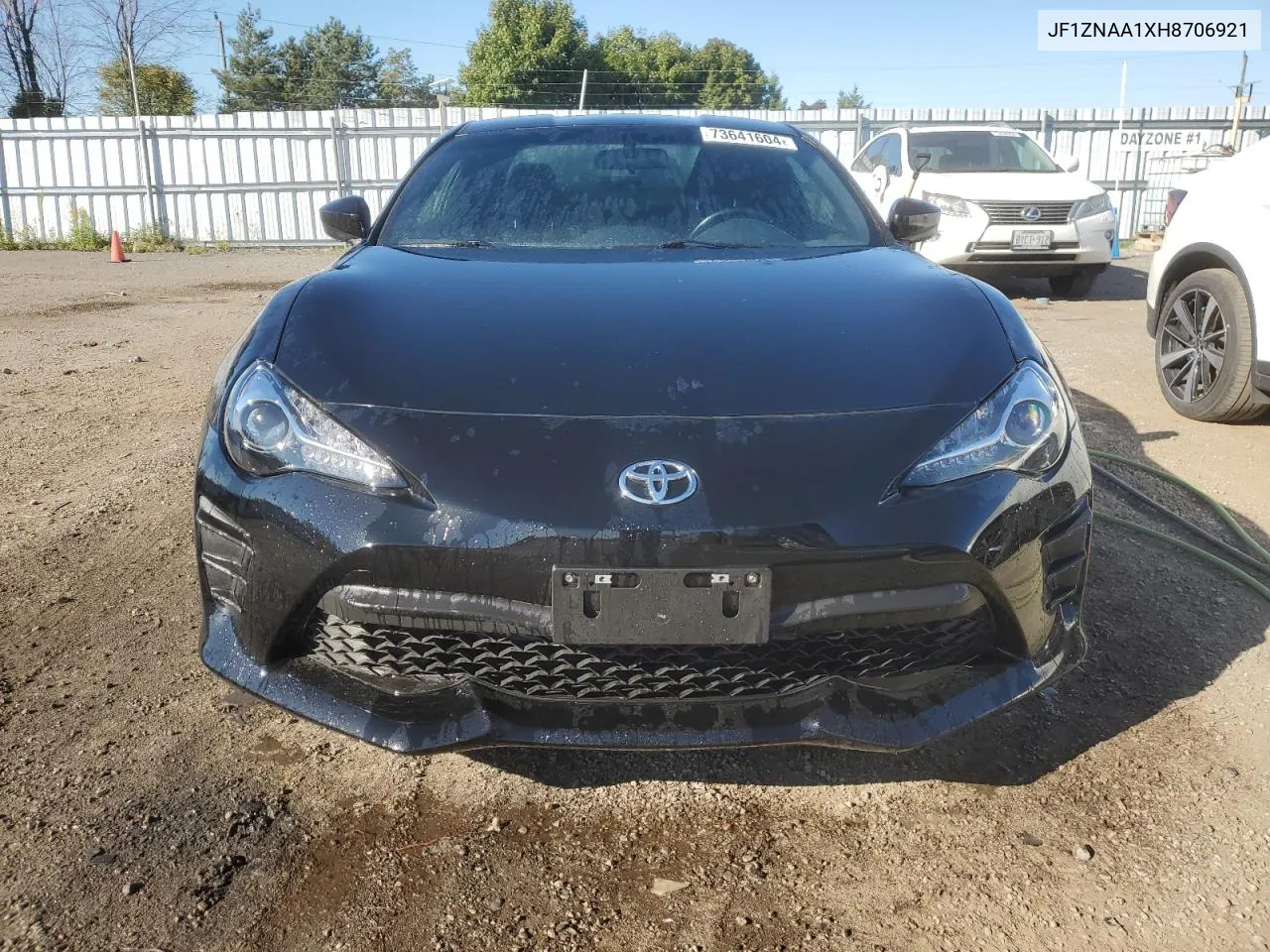 2017 Toyota 86 Base VIN: JF1ZNAA1XH8706921 Lot: 73641604