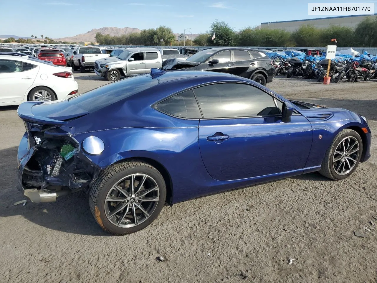 2017 Toyota 86 Base VIN: JF1ZNAA11H8701770 Lot: 76038934