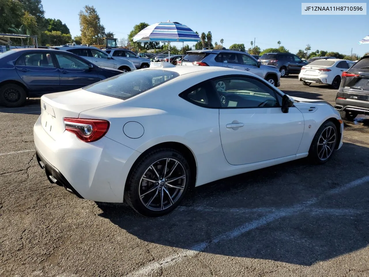 2017 Toyota 86 Base VIN: JF1ZNAA11H8710596 Lot: 77886954