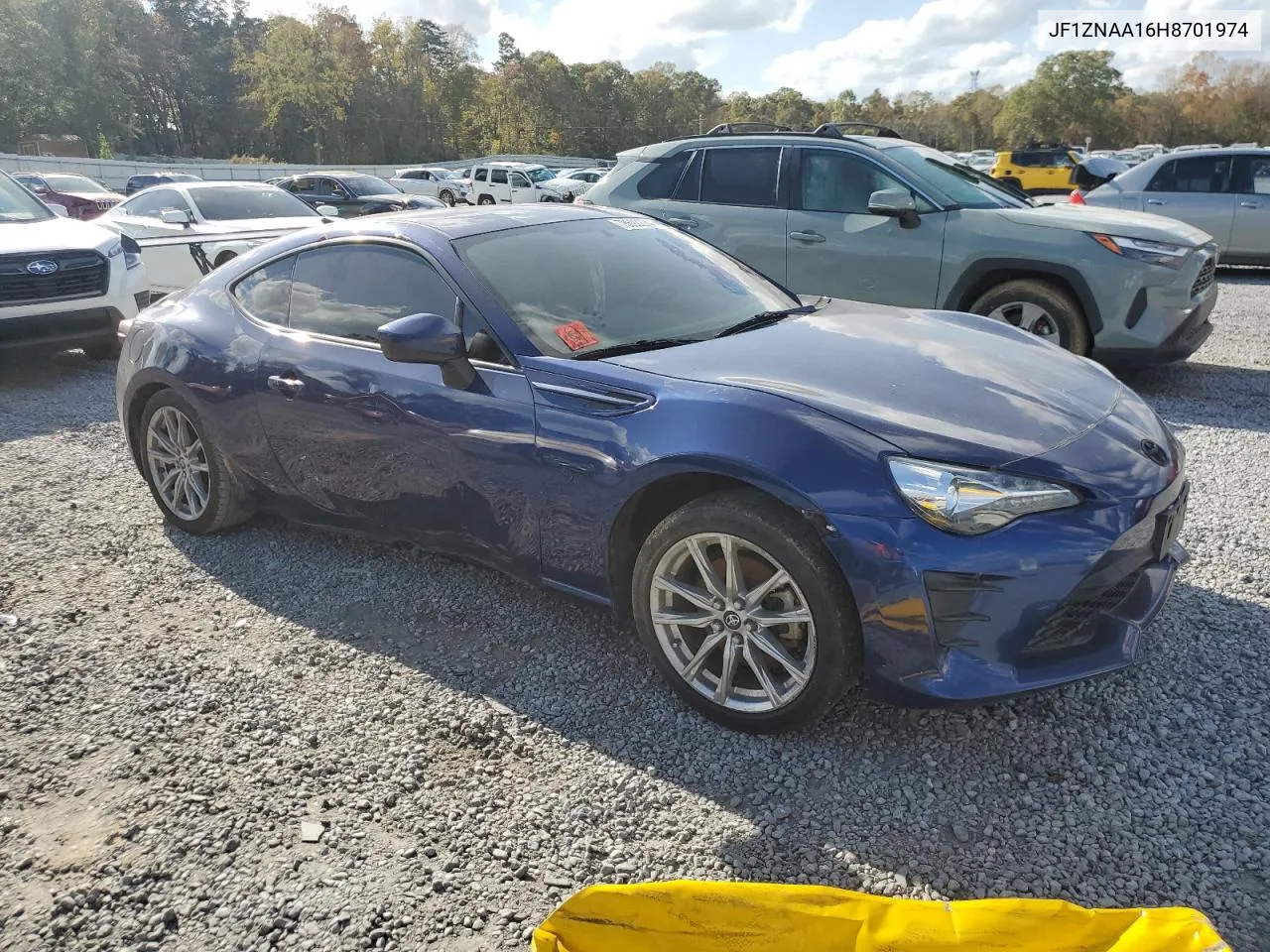 2017 Toyota 86 Base VIN: JF1ZNAA16H8701974 Lot: 78692274