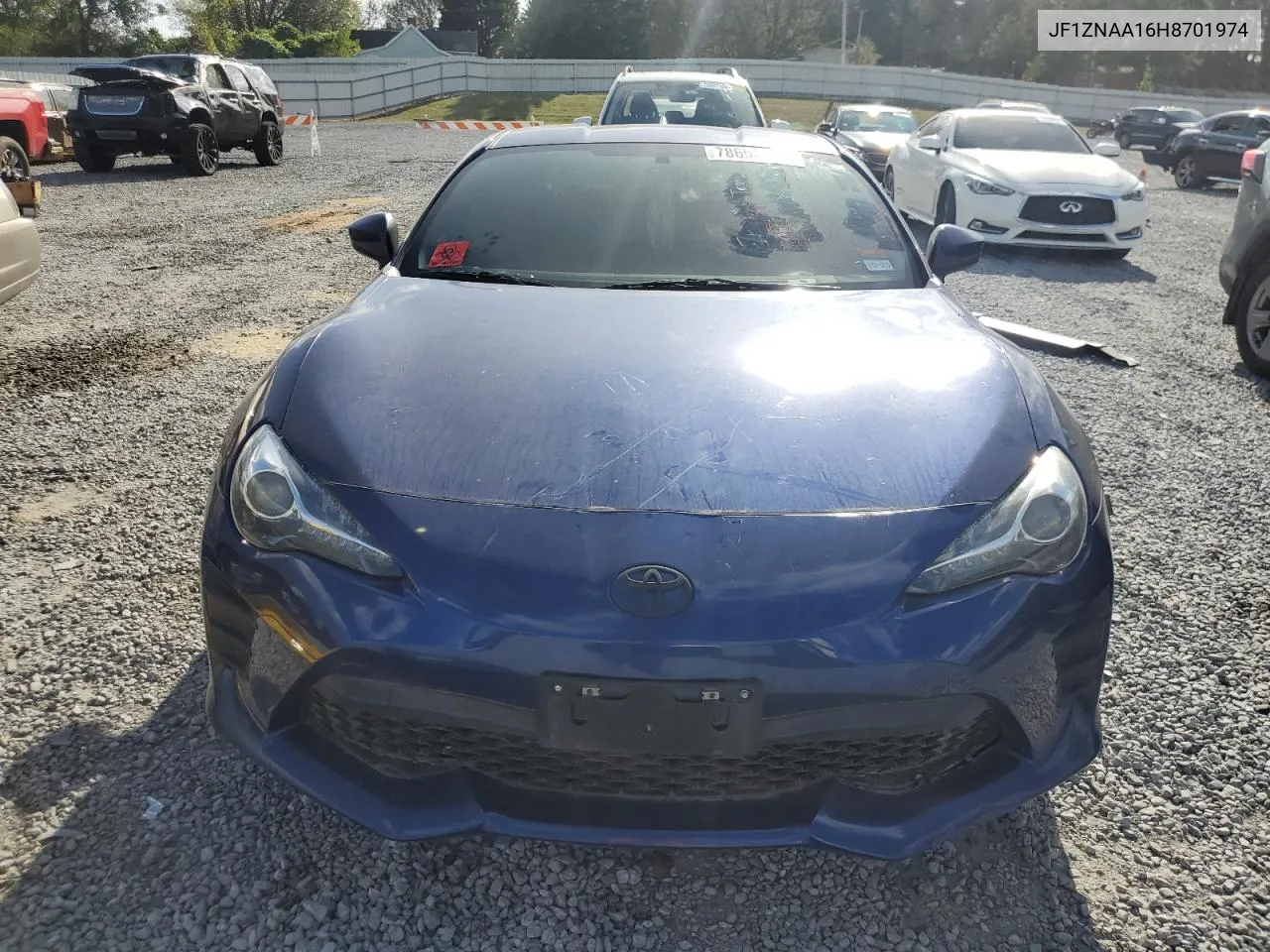 2017 Toyota 86 Base VIN: JF1ZNAA16H8701974 Lot: 78692274