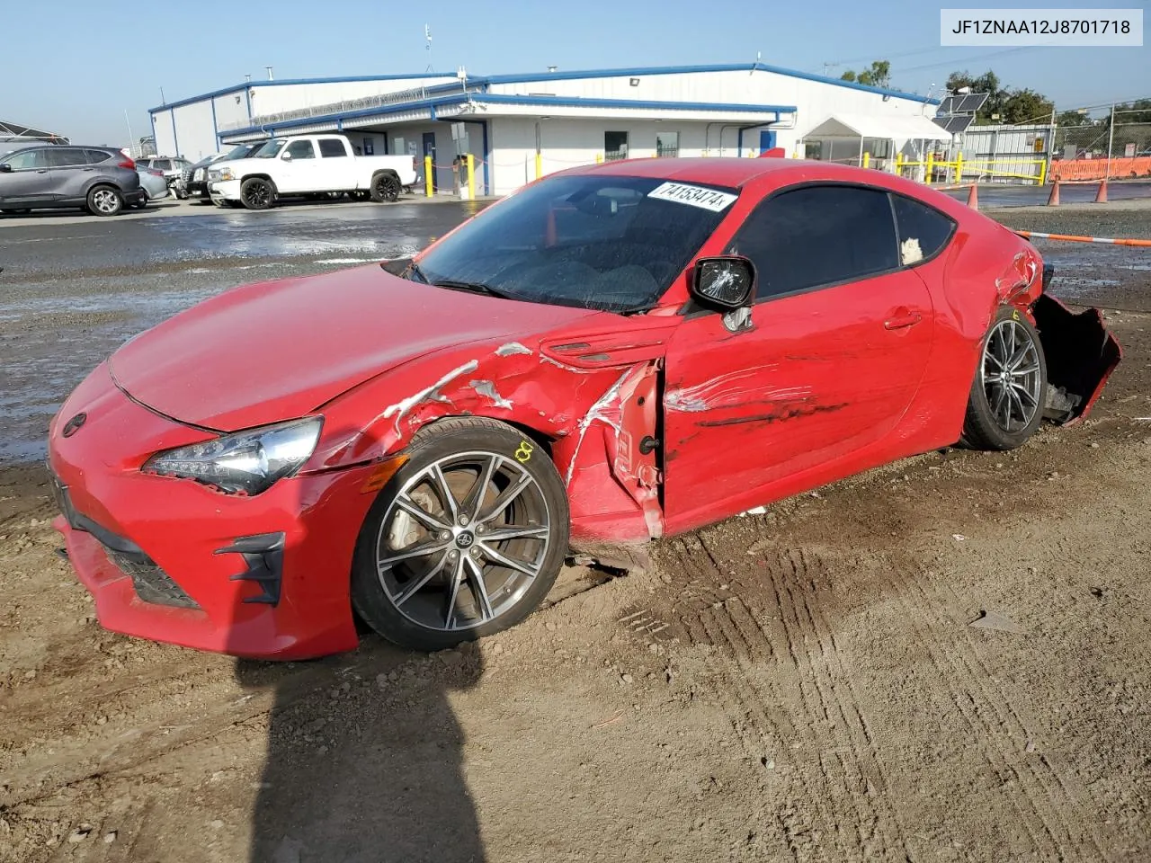 JF1ZNAA12J8701718 2018 Toyota 86