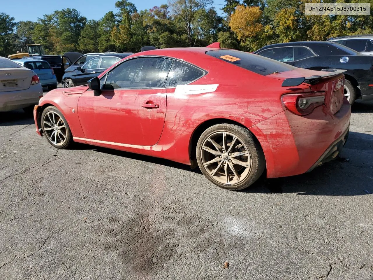 2018 Toyota 86 Gt VIN: JF1ZNAE15J8700315 Lot: 77137374