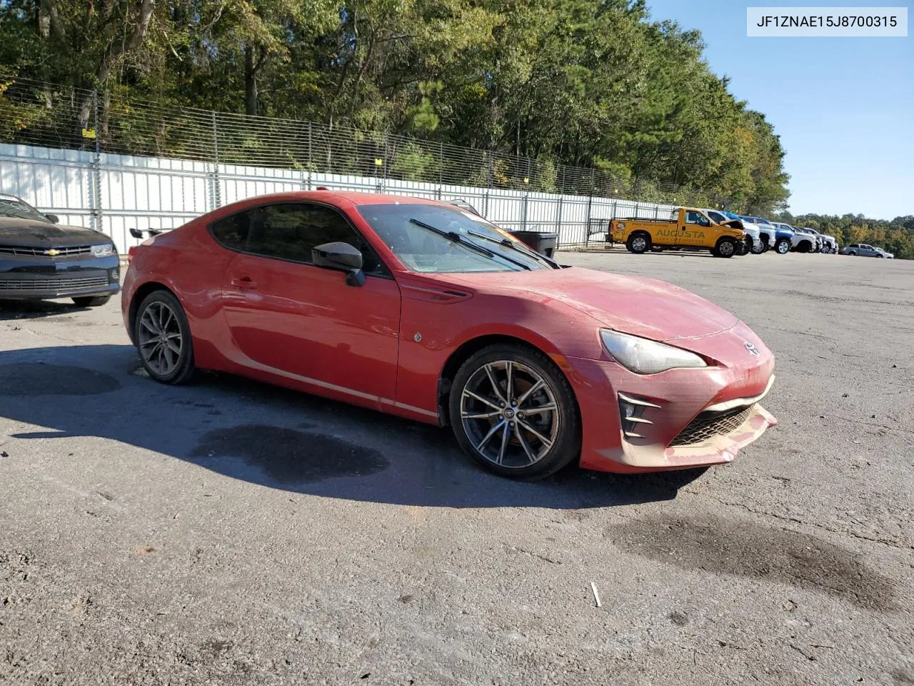 2018 Toyota 86 Gt VIN: JF1ZNAE15J8700315 Lot: 77137374