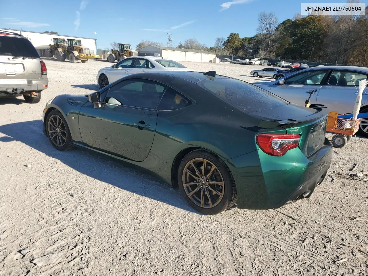 2020 Toyota 86 Gt VIN: JF1ZNAE12L9750604 Lot: 79705544