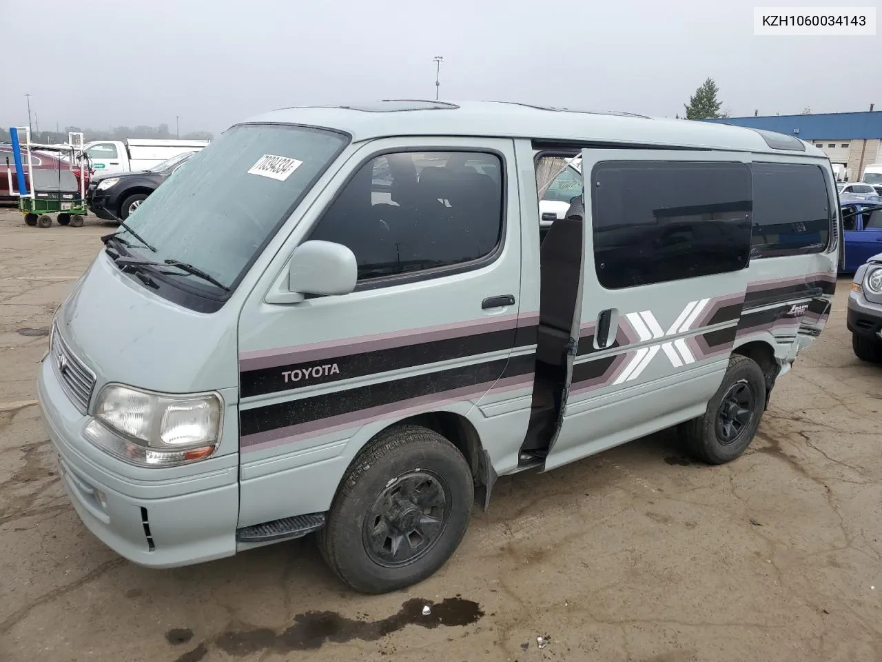 1998 Toyota Hiace VIN: KZH1060034143 Lot: 70394334