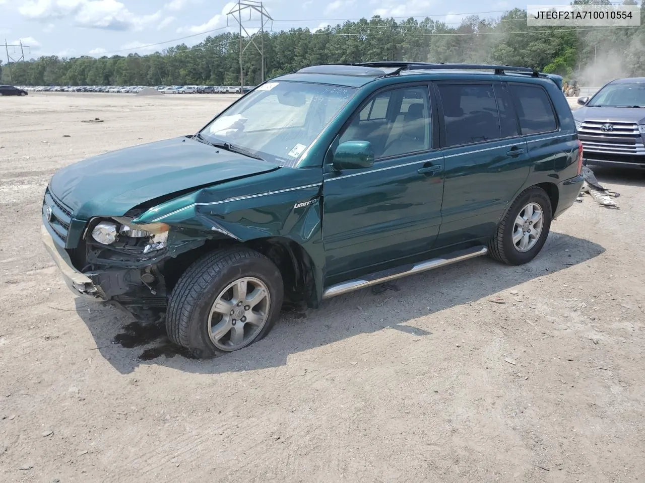 JTEGF21A710010554 2001 Toyota Highlander