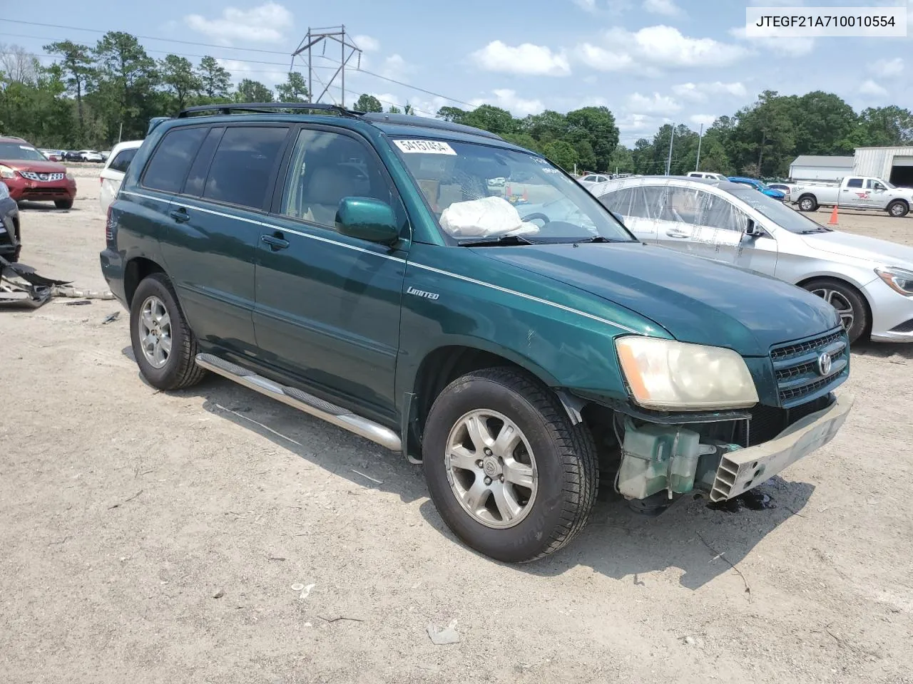 JTEGF21A710010554 2001 Toyota Highlander