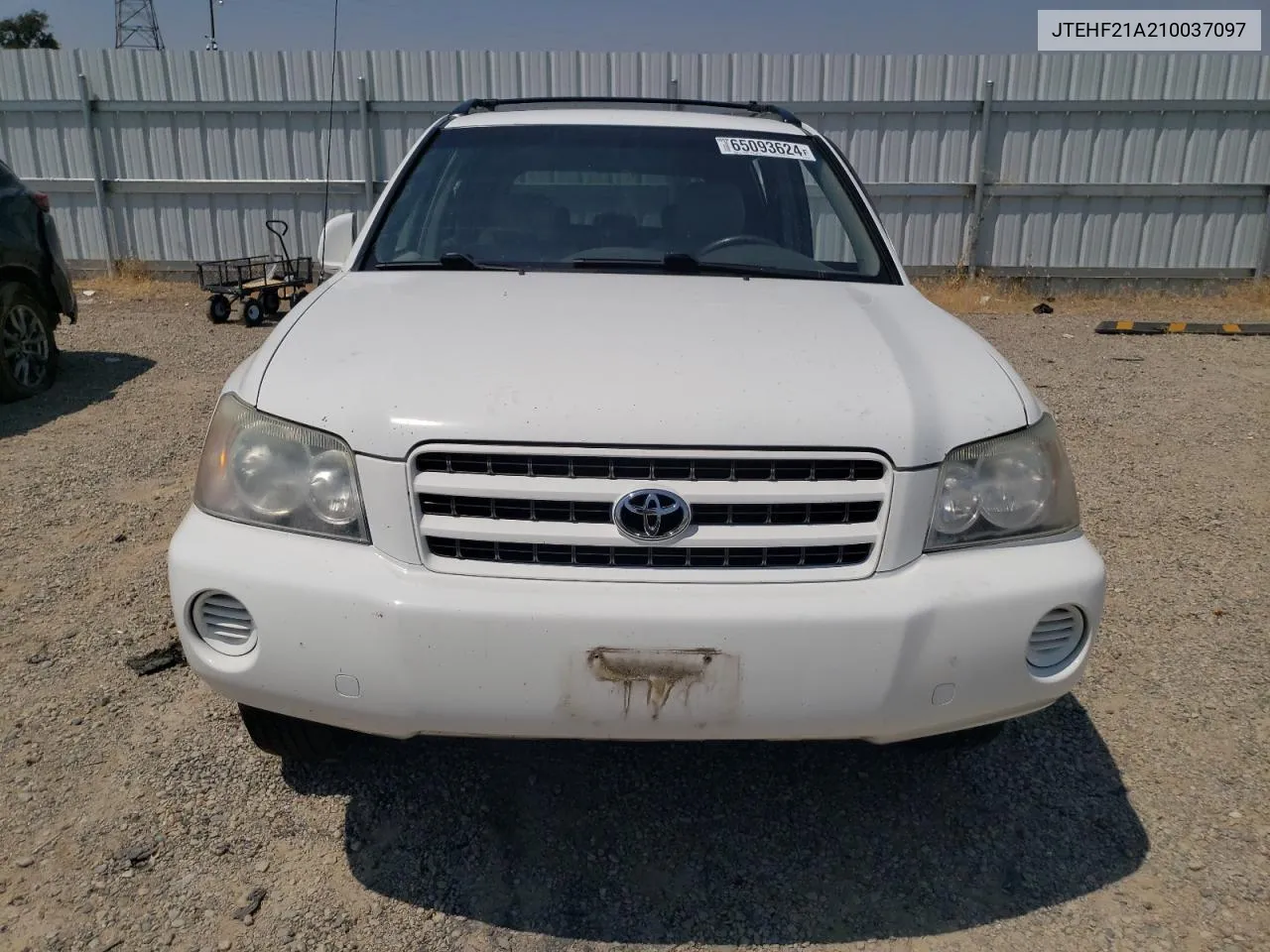 JTEHF21A210037097 2001 Toyota Highlander