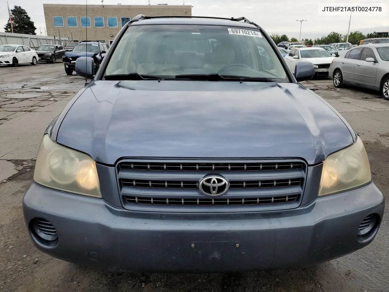 2001 Toyota Highlander VIN: JTEHF21A510024778 Lot: 69710214