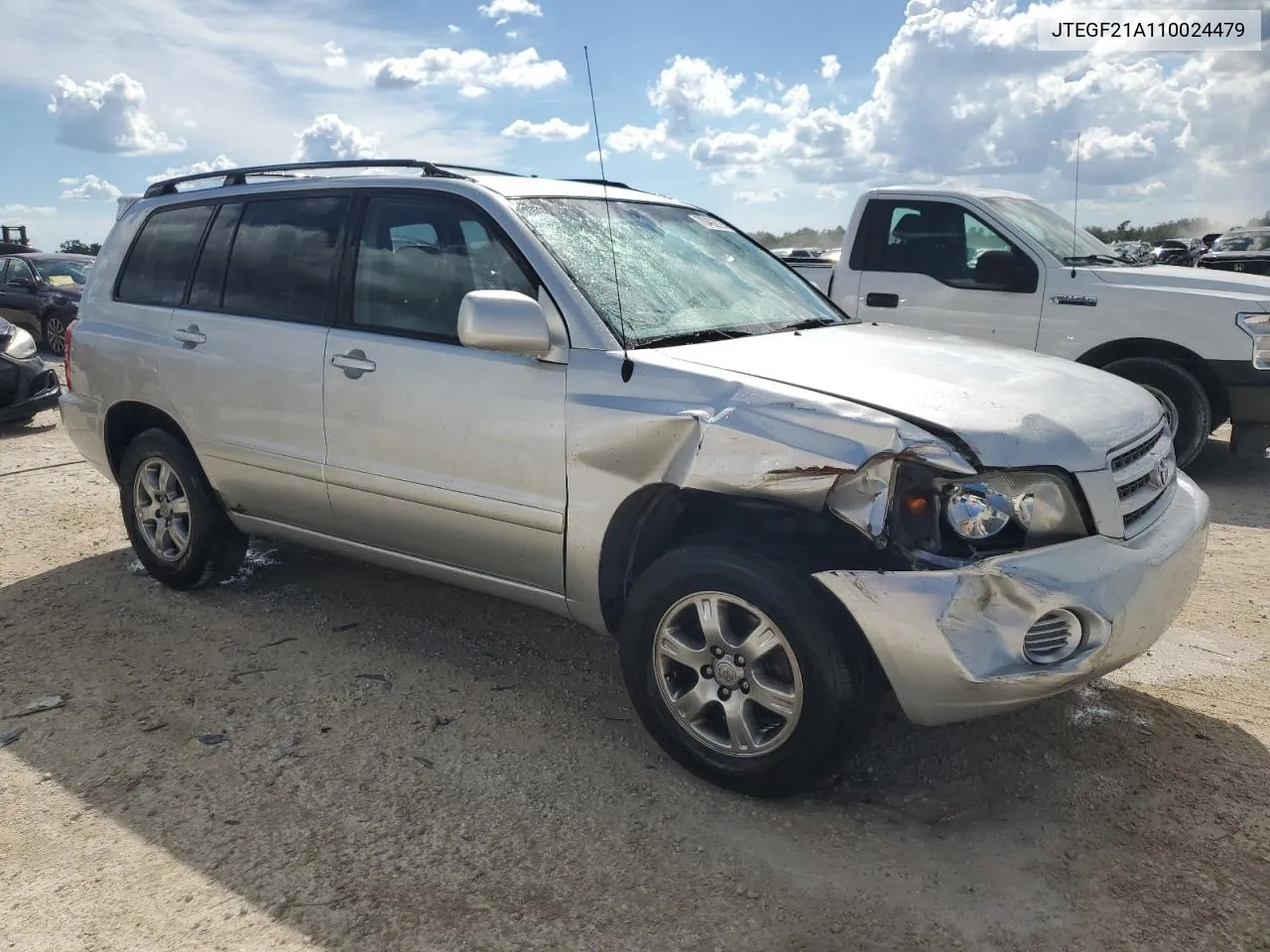 2001 Toyota Highlander VIN: JTEGF21A110024479 Lot: 70492934