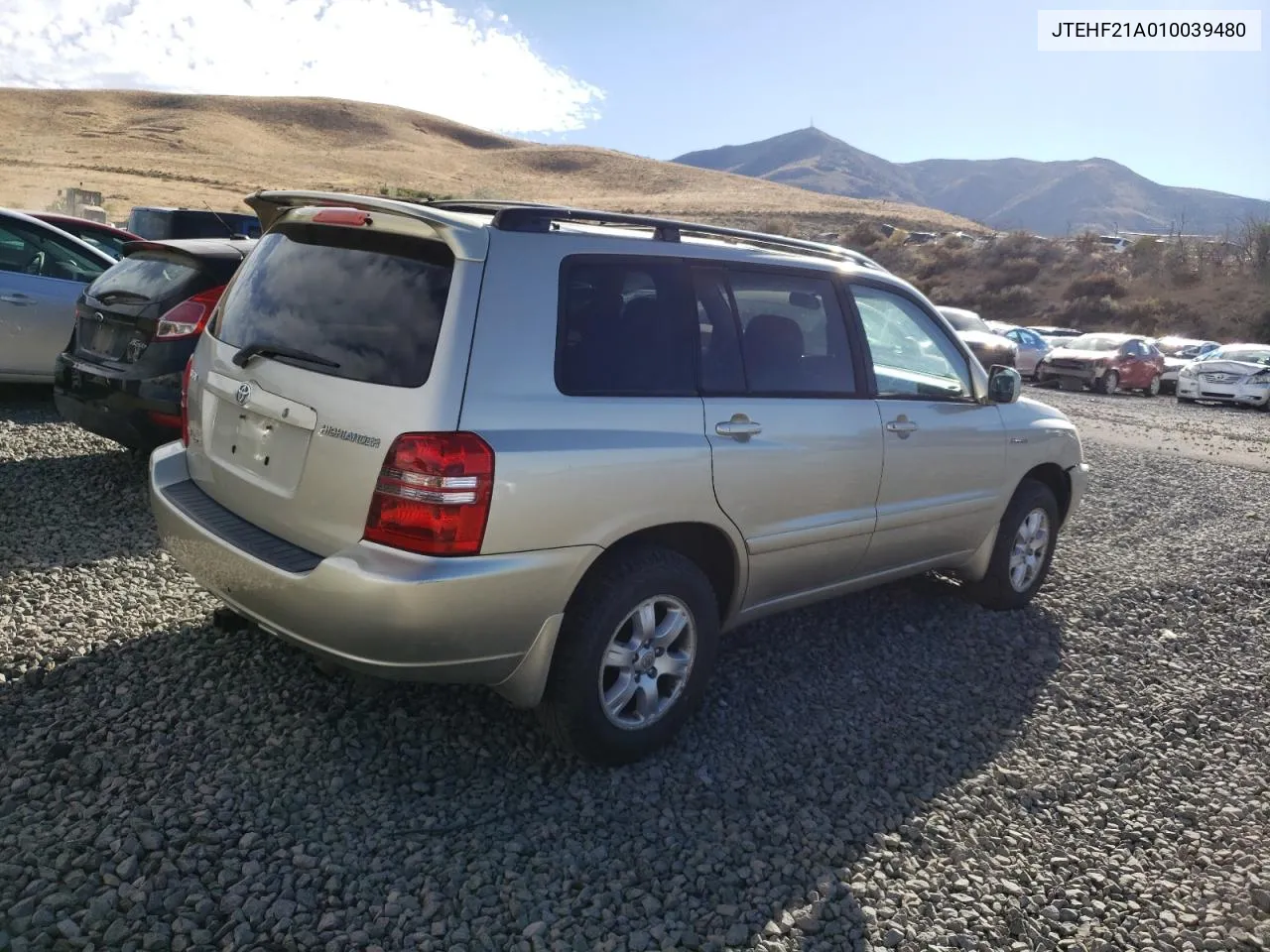 JTEHF21A010039480 2001 Toyota Highlander