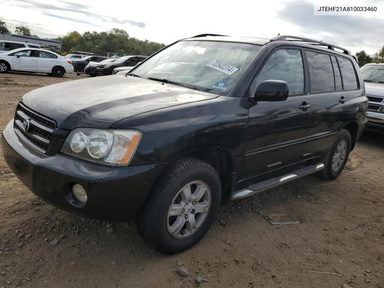 2001 Toyota Highlander VIN: JTEHF21A810033460 Lot: 72542314