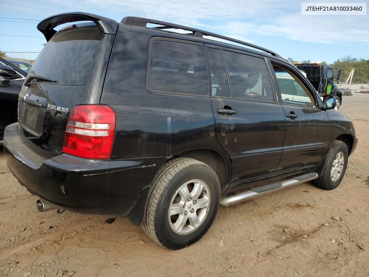 2001 Toyota Highlander VIN: JTEHF21A810033460 Lot: 72542314