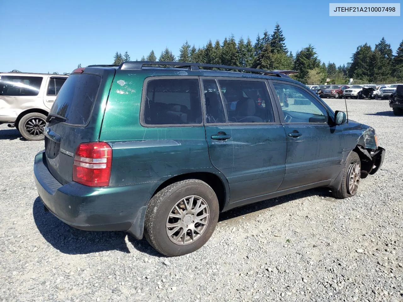 2001 Toyota Highlander VIN: JTEHF21A210007498 Lot: 72667844