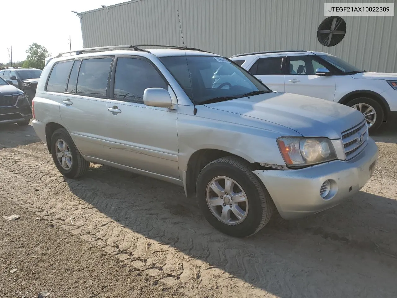 2001 Toyota Highlander VIN: JTEGF21AX10022309 Lot: 72844444