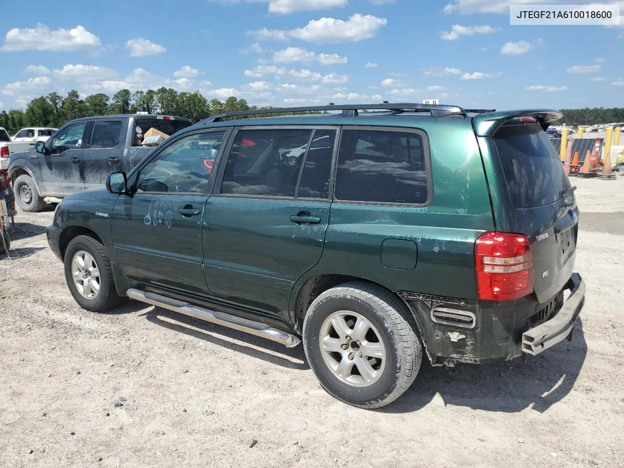 2001 Toyota Highlander VIN: JTEGF21A610018600 Lot: 73047774