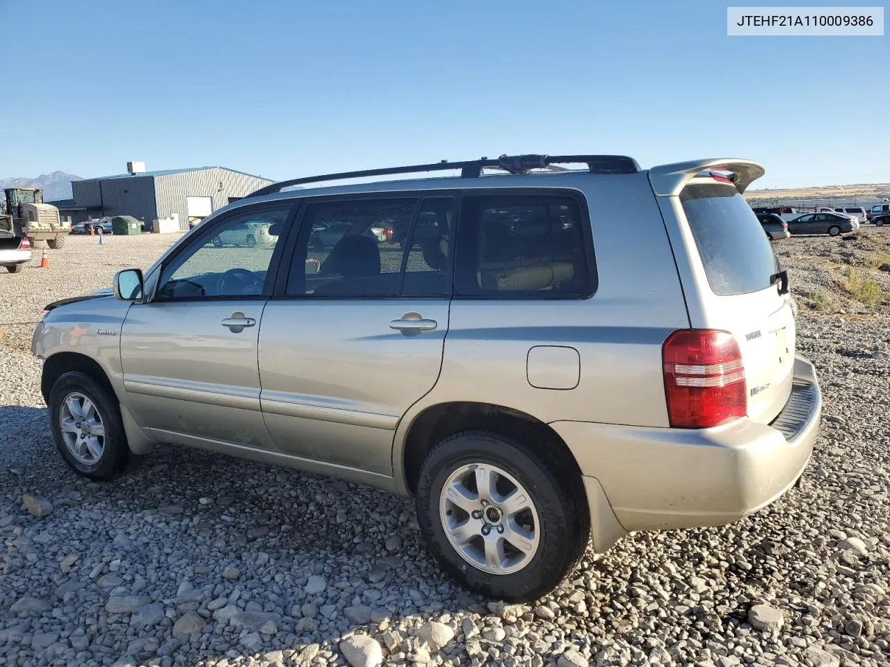 2001 Toyota Highlander VIN: JTEHF21A110009386 Lot: 77804594