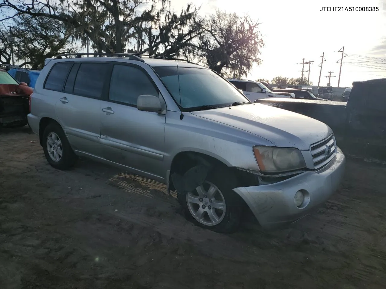 2001 Toyota Highlander VIN: JTEHF21A510008385 Lot: 78270674