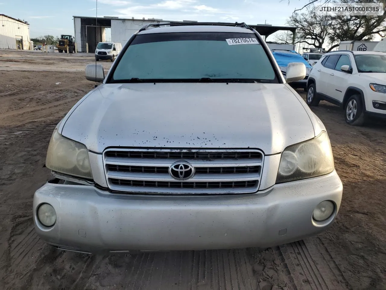 2001 Toyota Highlander VIN: JTEHF21A510008385 Lot: 78270674