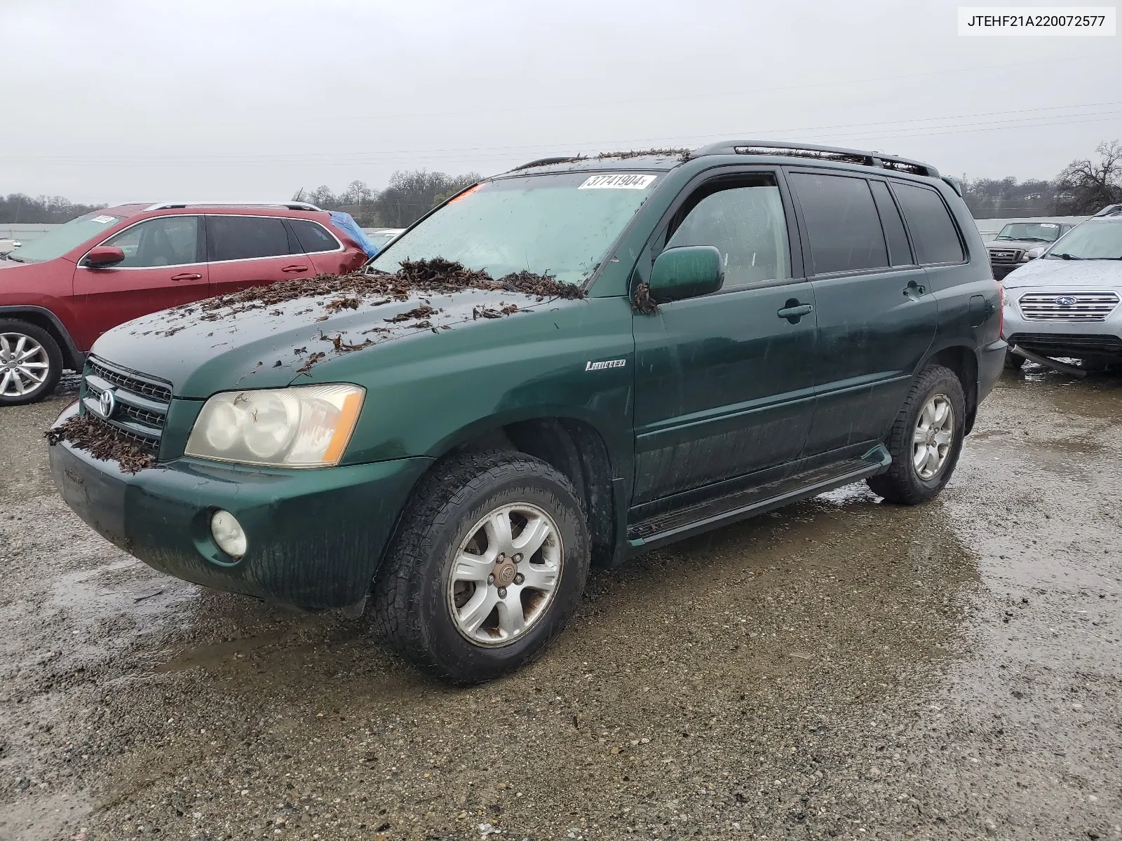 2002 Toyota Highlander Limited VIN: JTEHF21A220072577 Lot: 37741904